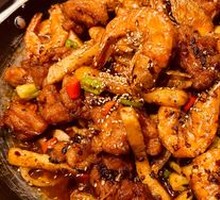 Chicken Claw and Shrimp Stir-fry