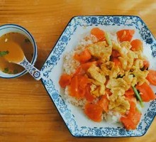 Fish-flavored Egg Rice Bowl