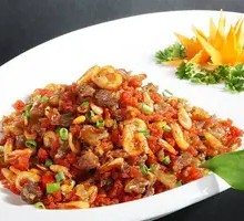 Scallion Fried River Shrimp