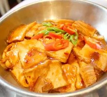 Spicy Pot-Braised Tofu with Leaves