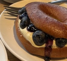 Blueberry Cream Bagel