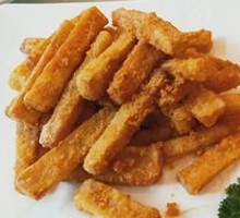 Egg Yolk Baked Pumpkin