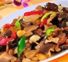 Stir-Fried Pork with Mushrooms