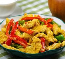 Egg with Green Chili