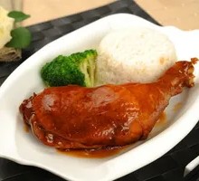 Black Pepper Grilled Chicken Rice