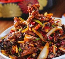 Spicy Stir-Fried Chicken Frames