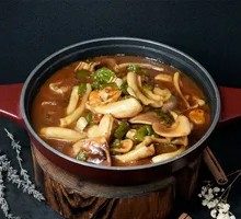 Braised Pepper Stir-Fried Squid with Pork Belly