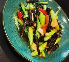 Chinese Broccoli with Chicken Mushroom