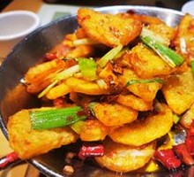 Spicy Potatoes in Dry Pot