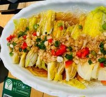 Steamed Baby Bok Choy with Vermicelli