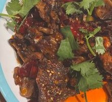 Spicy Stir-Fried Chicken Frames