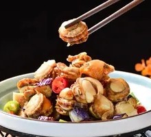 Cold Skewered Scallops