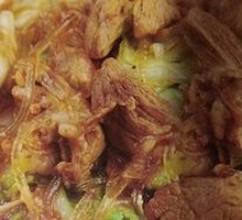 Shaped Pork and Napa Cabbage Noodles