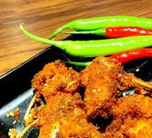 Fried Chicken Skewers