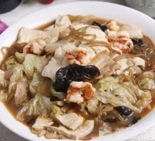 Braised Pork Belly with Chinese Cabbage and Tofu