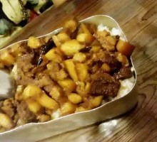 Fatty and Lean Rice Box