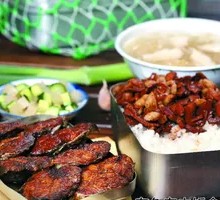 Fish and Meat Rice