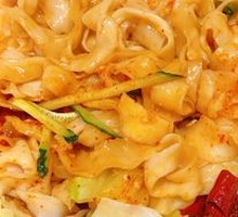 Oil-Poured Noodles