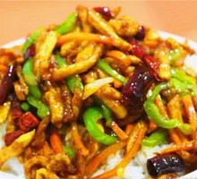 Fish-Flavored Shredded Pork Rice Bowl