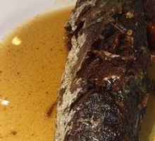 Stewed Cod in Large Pot