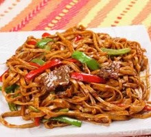 Stir-Fried Noodles with Meat