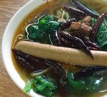 Broad Noodles with Sauce