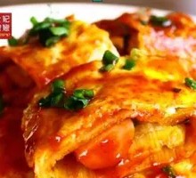 Grilled Cold Noodles with Crispy Sausage