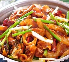 Spicy Pot Beef Tendon and Brain
