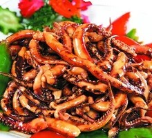Spicy Squid Tentacles Stir-fry