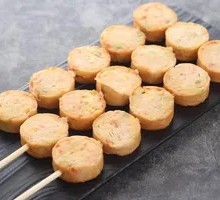 Fried Chicken Burger Skewers