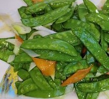 Cured Meat with Snow Peas