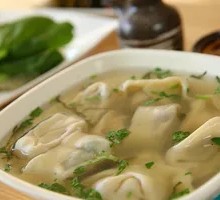 Fresh Pork Dumplings with Mushrooms