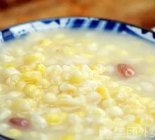 Corn grits porridge