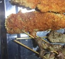 Grilled Cold Noodles with Chicken Cutlet