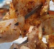 Grilled Pigskin and Beef Tendon