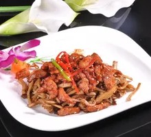 Stir-Fried Pork with Wild Mushrooms