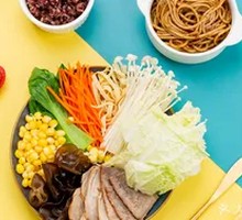 Grilled Beef Main Dish with Hot Vegetables