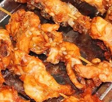 Fried Chicken Skewers