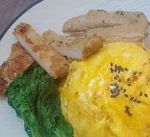 Pork Cutlet Egg Fried Rice