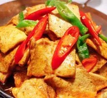 Spicy Pot-Braised Tofu with Leaves