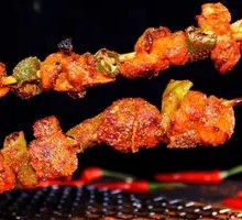 Fried Hangzhou Chili Meat Skewers