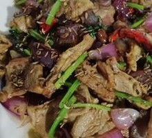 Scallion Stir-Fried Lamb