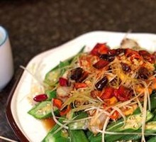 Stir-fried Scallop with Okra