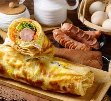 Black Pepper Sausage Pancake