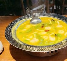 Luffa and Shrimp Ball Stew