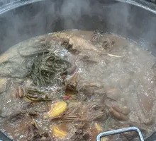 Goose and Dried Vegetable Hot Pot