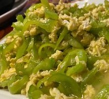 Egg with Green Pepper