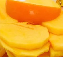 Fresh Sliced Persimmon