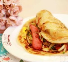 One Egg Hand-Grabbed Pancake