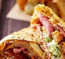 Chicken Strip Crepe Sandwich